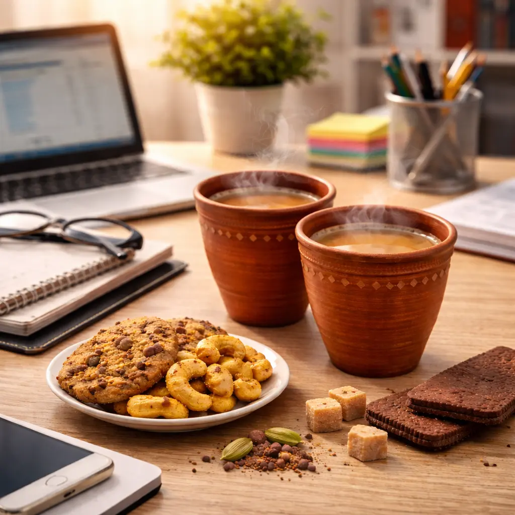 office break ki chai
